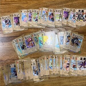 Onepiece Wanted Poster Card Collection -bundle lot